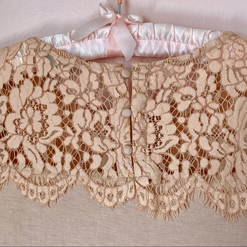 blush soft lace top - Picture 3 of 4